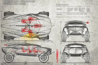Illustration for article titled Introducing the 2035 ZAIRE all-terrain concept car